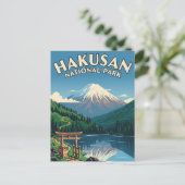 Carte Postale Parc national du Japon de Hakusan (Debout devant)