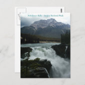 Carte Postale Parc national du Jasper des chutes Athabasca (Devant / Derrière)