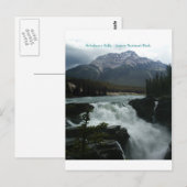 Carte Postale Parc national du Jasper des chutes Athabasca (Devant / Derrière)