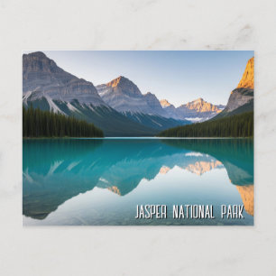 Carte Postale Parc national du Jasper du lac Maligne Canada