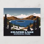 Carte Postale Parc national du lac Crater Oregon (Devant)