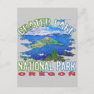 Carte Postale Parc national du lac Crater Oregon