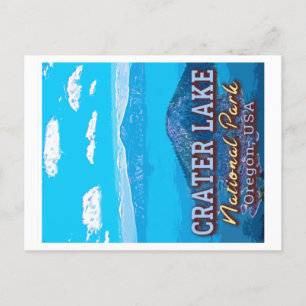 CARTE POSTALE PARC NATIONAL DU LAC CRATER - OREGON USA