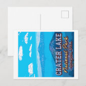 CARTE POSTALE PARC NATIONAL DU LAC CRATER - OREGON USA (Devant / Derrière)