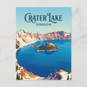 Carte Postale Parc national du lac Crater USA