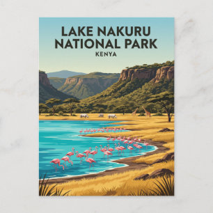 Carte Postale Parc national du lac Nakuru Kenya