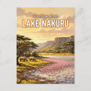 Carte Postale Parc national du lac Nakuru Kenya