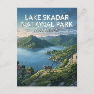 Carte Postale Parc national du lac Skadar Monténégro