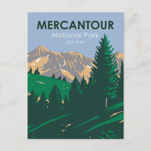 Carte Postale Parc national du Mercantour France (Devant)