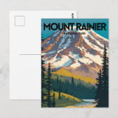 Carte Postale Parc national du Mont-Rainier Pots de voyage tradi (Devant / Derrière)