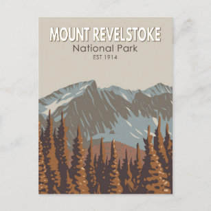 Carte Postale Parc national du Mont-Revelstoke Tourisme Art Vint