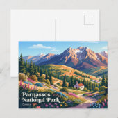 Carte Postale Parc national du Parnasse Grèce (Devant / Derrière)