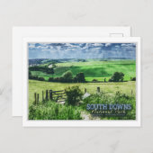 CARTE POSTALE PARC NATIONAL DU SUD-DOWNS - BRIGHTON - ANGLETERRE (Devant / Derrière)