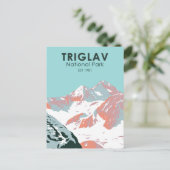 Carte Postale Parc national du Triglav Mont Triglav Slovénie (Debout devant)