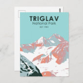 Carte Postale Parc national du Triglav Mont Triglav Slovénie (Devant / Derrière)