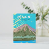 Carte Postale Parc national Egmont Nouvelle-Zélande Vintage (Debout devant)