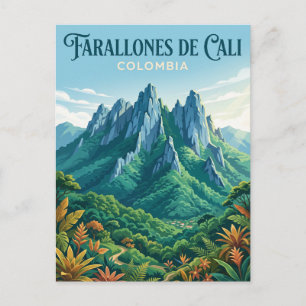 Carte Postale Parc national Farallones de Cali Colombie