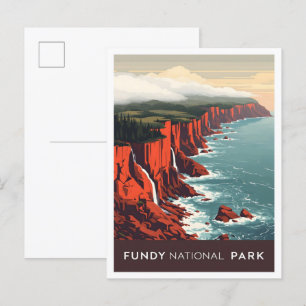 Carte Postale Parc national Fundy Nouveau-Brunswick Canada Voyag