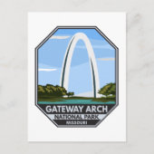 Carte Postale Parc national Gateway Arch Missouri (Devant)