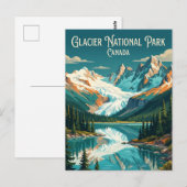 Carte Postale Parc national Glacier Canada (Devant / Derrière)