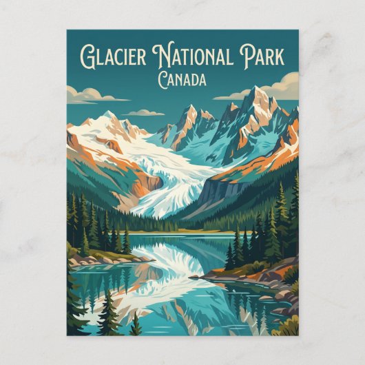 Carte Postale Parc national Glacier Canada (Devant)