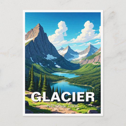 Carte Postale Parc national Glacier Voyage (Devant)