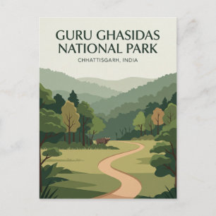 Carte Postale Parc national Guru Ghasidas Inde