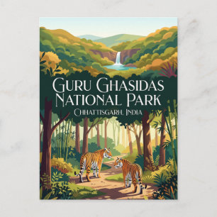 Carte Postale Parc national Guru Ghasidas Inde