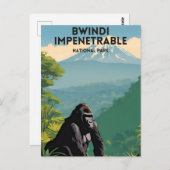 Carte Postale Parc national impénétrable de Bwindi (Devant / Derrière)