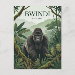 Carte Postale Parc national impénétrable de Bwindi Ouganda