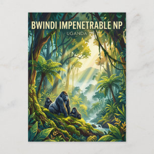 Carte Postale Parc national impénétrable de Bwindi Ouganda