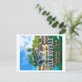 CARTE POSTALE PARC NATIONAL ISLE ROYALE - MICHIGAN ÉTATS-UNIS (Debout devant)