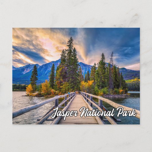 Carte Postale Parc national Jasper, Alberta, Canada (Devant)