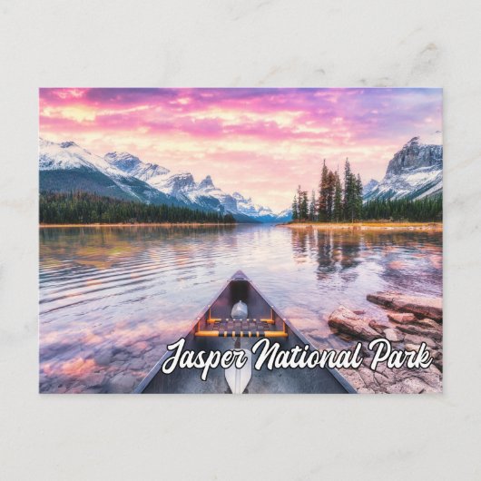 Carte Postale Parc national Jasper, Alberta, Canada (Devant)