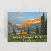 Carte Postale Parc national Jasper Canada (Devant / Derrière)