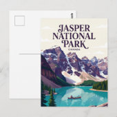 Carte Postale Parc national Jasper Canada (Devant / Derrière)