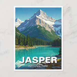 Carte Postale Parc national Jasper Canada