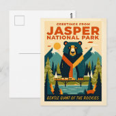 Carte Postale Parc national Jasper Canada (Devant / Derrière)