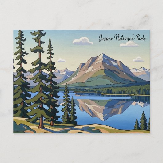 Carte Postale Parc national Jasper Canada (Devant)