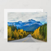 Carte Postale Parc national Jasper, Canada à l'automne (Devant / Derrière)