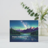 Carte Postale Parc national Jasper la nuit Canada (Debout devant)
