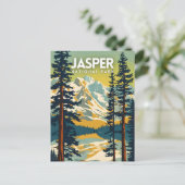 Carte Postale Parc national Jasper Voyage nostalgique (Debout devant)