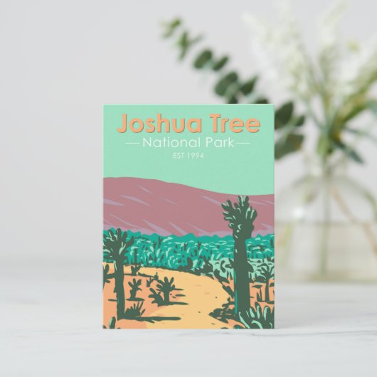 Carte Postale Parc national Joshua Tree Cholla Cactus Garden (Debout devant)