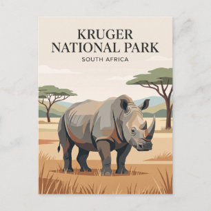 Carte Postale Parc national Kruger Afrique du Sud
