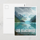 Carte Postale Parc national Los Glaciares Argentine Travel (Devant / Derrière)
