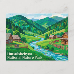 Carte Postale Parc national naturel de Hutsulshchyna Ukraine