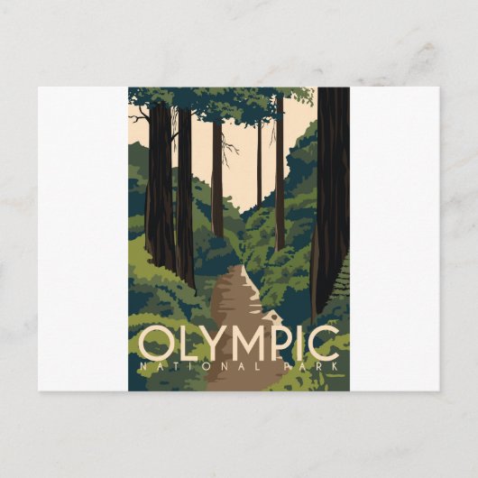 Carte Postale Parc national olympique (Devant)