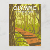 Carte Postale Parc national Olympique Forêt tropicale Hoh Washin (Devant)