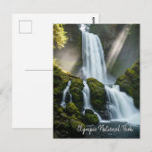 Carte Postale Parc national olympique hoforest cascade (Devant / Derrière)