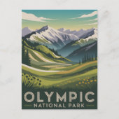 Carte Postale Parc national olympique Hurricane Ridge Voyage rét (Devant)